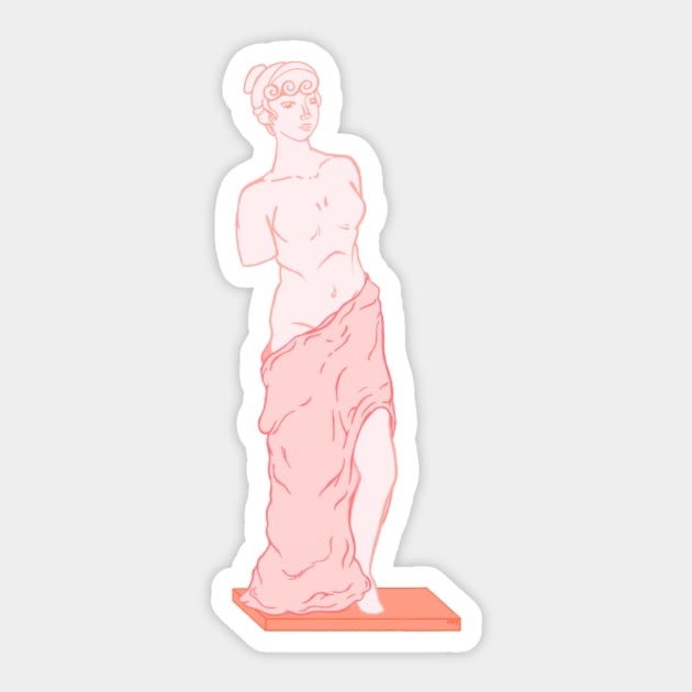 Alrighty Aphrodite Sticker by BottledUpShips